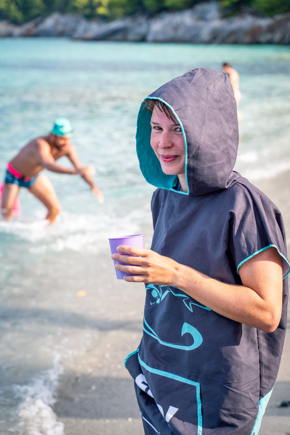UltraSwim 33.3 Poncho Pink microfiber suede